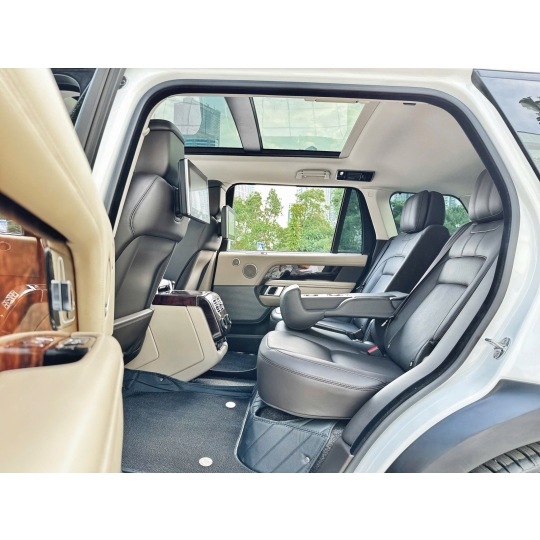 RANGE ROVER VOGUE LWB 2019 TRẮNG NÂU SIÊU ĐẸP